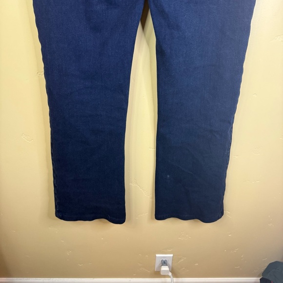 Betabrand Womens Pull On Flair Bootcut Denim Jeans Size Large Stretch Comfy - Picture 8 of 9